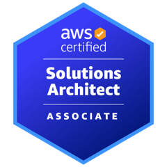 AWS Certified Solutions Architect – Associate の認定バッジ